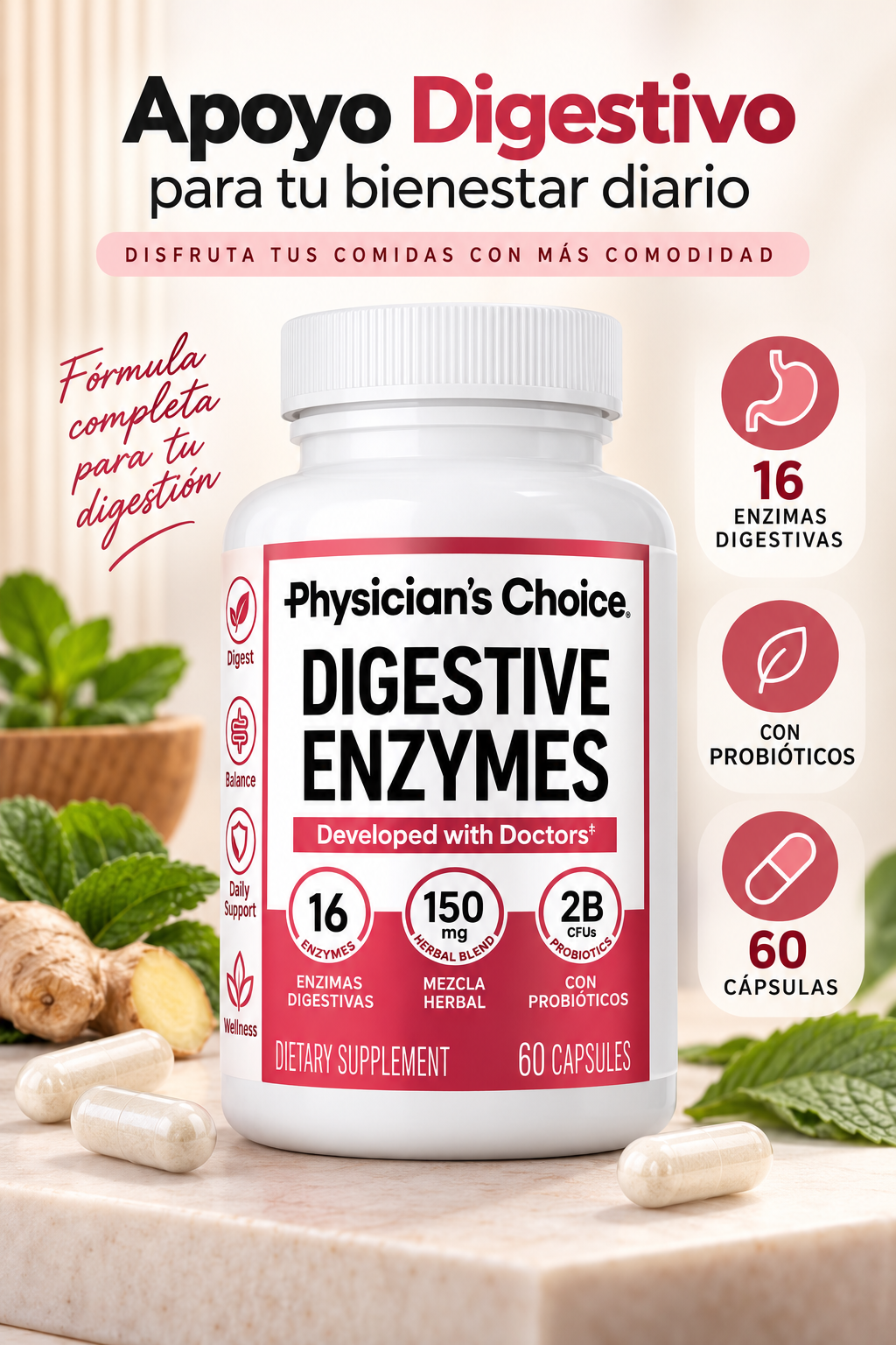 Digestive Enzymes™ | Apoyo Digestivo Diario
