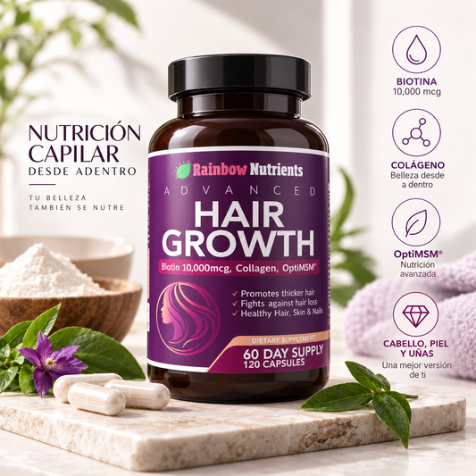 Hair Growth Advanced™ – Fórmula de Nutrición Capilar